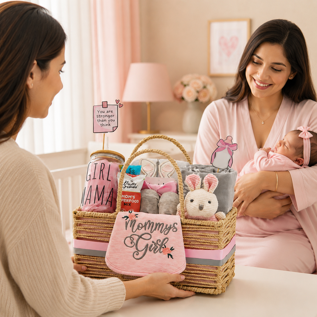 The New Mama & Baby Girl Hamper